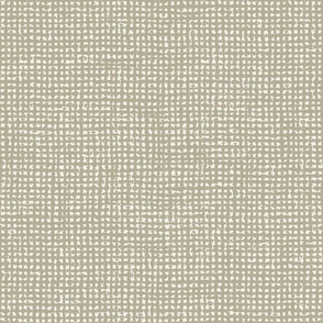 Medium // Light sage green and white crosshatch burlap woven texture. 