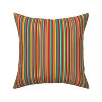 Summervibes / Small Scale /  Bright Bold Colored Stripes