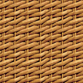 Rattan Wallpaper - Design 16436314 - Natural Straw - Wicker Decor