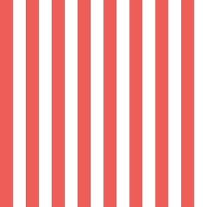 big top red and white stripe one inch