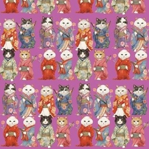 kimono kitties - WAKAMURASAKI