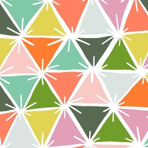TRIANGLE PATCHWORK PATTERN