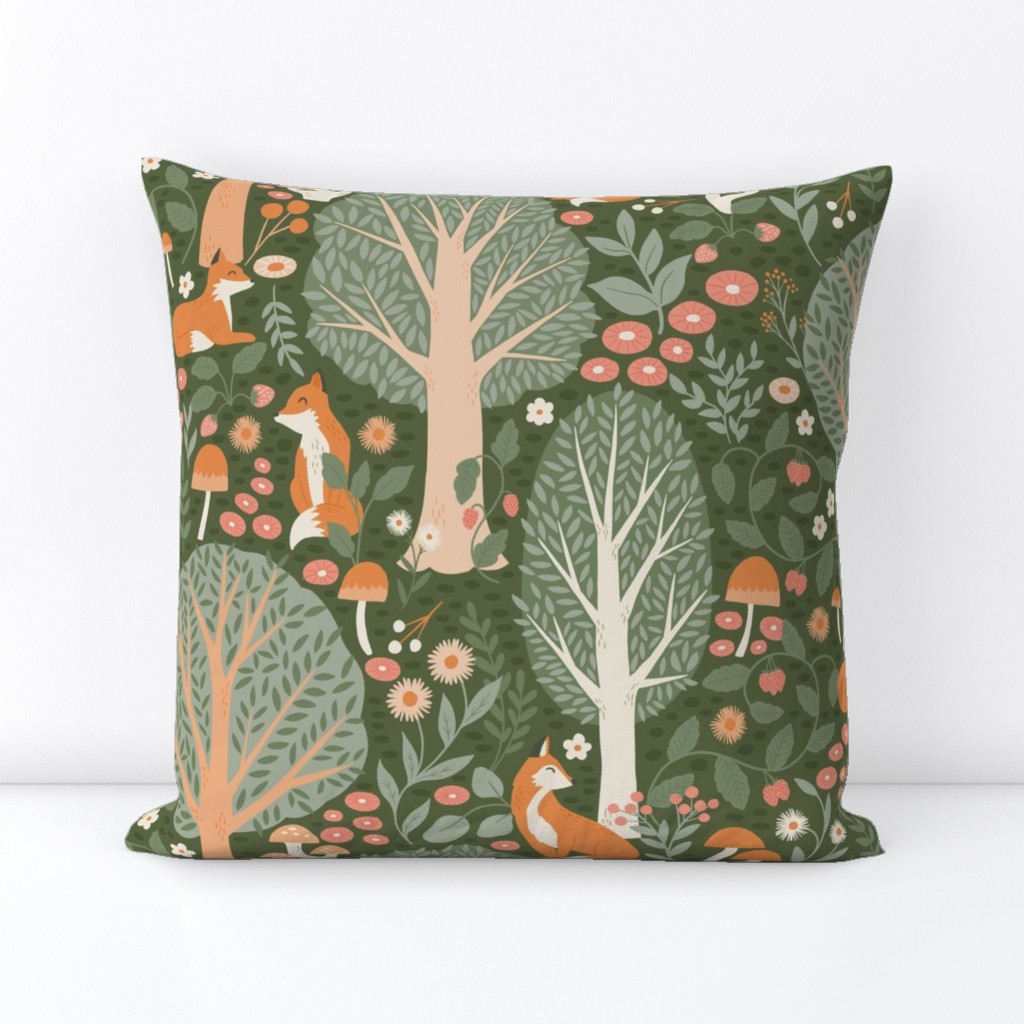 Whimsical Woodland Fox