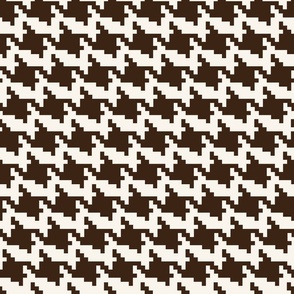 Houndstooth | Brown