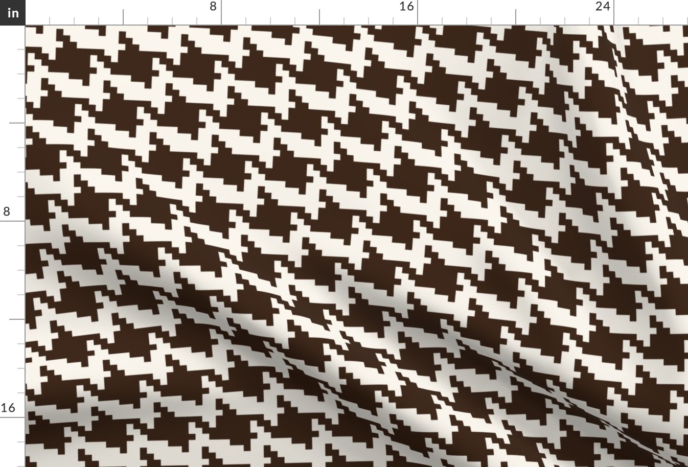 Houndstooth | Brown