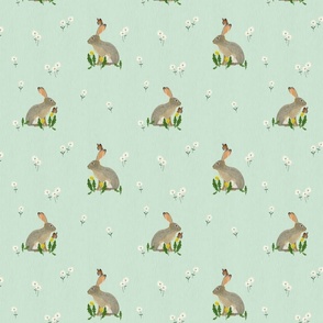 Little Hare - Soft Green (Small Scale)