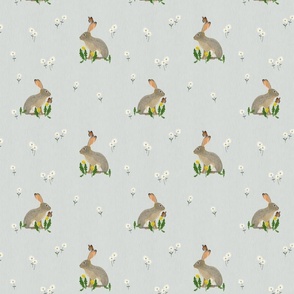 Little Hare - Soft Grey (Small Scale)