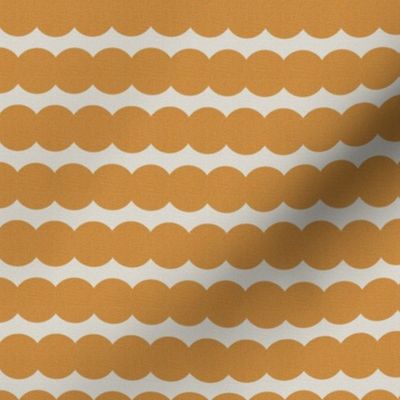 Horizontal Spot Stripes - Orange