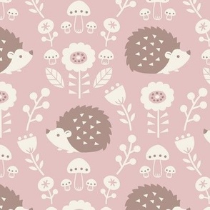 Whimsical Hedgie Haven Baby Pink