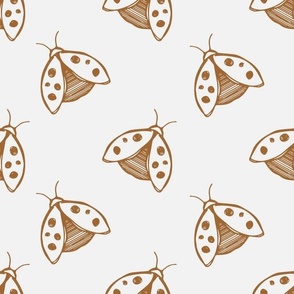 Lady Bug Insect - Duotone - Insects Animal - Desert Earth Tones - Large
