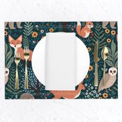 Woodland Animals - Forest Flora and Fauna - Nile Blue