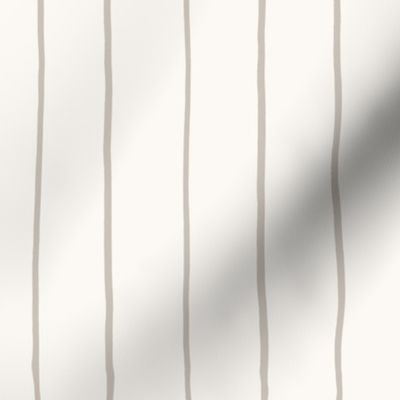 light grey hand painted lines on an off white background - pin striped soft grey lines - hand painted grey  lines