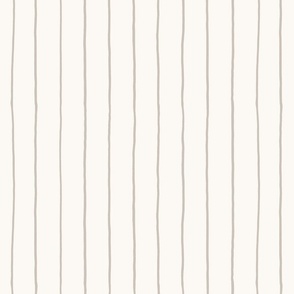 light grey hand painted lines on an off white background - pin striped soft grey lines - hand painted grey  lines
