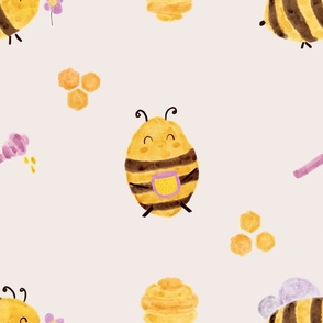 Honey Bee JUMBO Cute Bumblebee