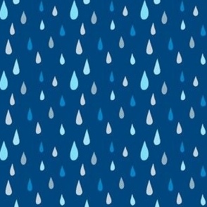 Raindrops on Blue filler coordinate