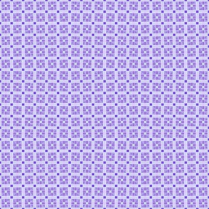 (L) Purple & Teal Abstract Geometric Design