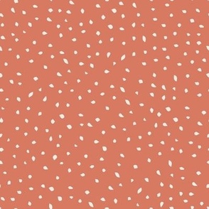 Strawberry fruit seeds dots marks red 8x8 repeat
