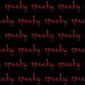 Spooky Red Letters on Black small