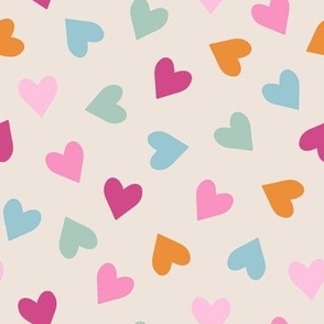Colorful Valentines Hearts - Tiny Hearts