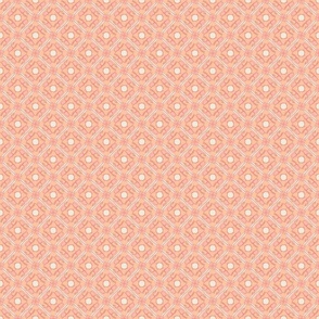 (XXS) Peach Fuzz Diamond Floral Textured