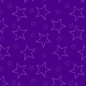 Large Stars Purple