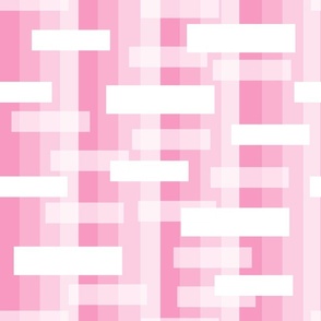 Pink Striped Tile Pattern 