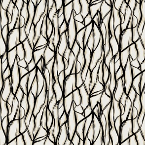 abstract  forest bark woods underbrush -black neutral. - small