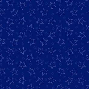 Medium Stars Blue