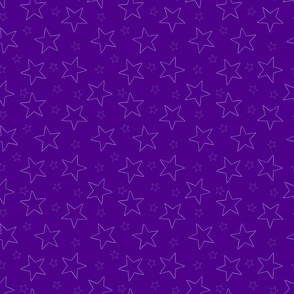 Medium Stars Purple
