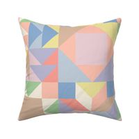 Cottagecore Cheater Quilt in Pastel