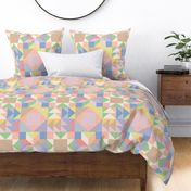 Cottagecore Cheater Quilt in Pastel