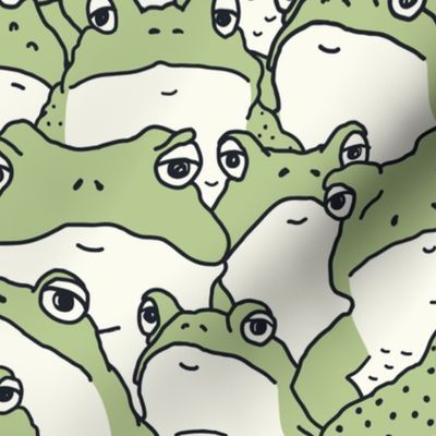Gazing Toads - light green