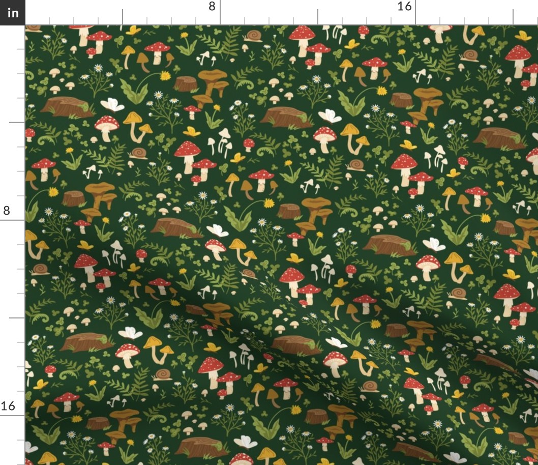 Woodland Forest Floor Biome - Green - XXL Scale