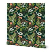 Enchanting Forest Life Seamless Pattern