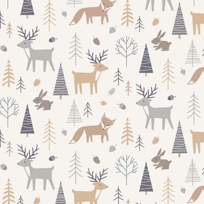 Forest and woodland animals