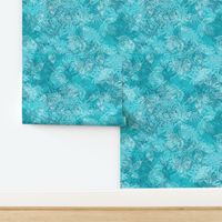 Forest Foliage in Shades of Teal