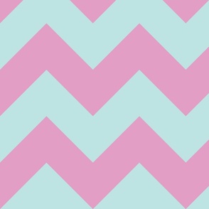 turquoise chevron, lines, zig zag, geometric (large)