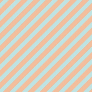 stripe, line, geometric, minimal, turquoise, orange (medium size)