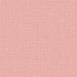 Medium // rose pink crosshatch burlap woven texture