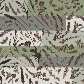 Muted Olive Green Fabric, Wallpaper and Home Decor