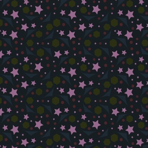 Geometric: Lilac Stars