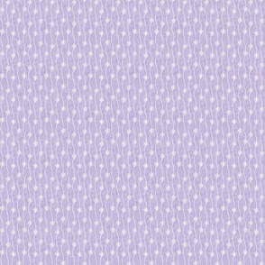 Spirals and Stripes on Lilac Faux Velvet  SMALL 