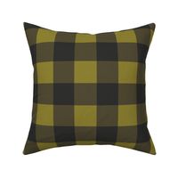 Gingham - Mustard Yellow & Black