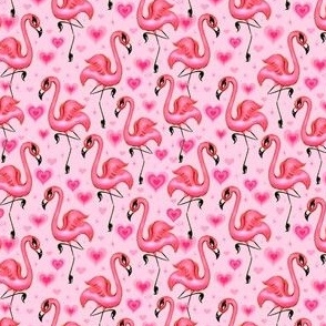 TINY-Flamingos and Hearts