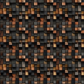 wood 3D pixels in SMALL 