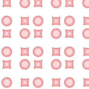 Polka Dots With Stylized square