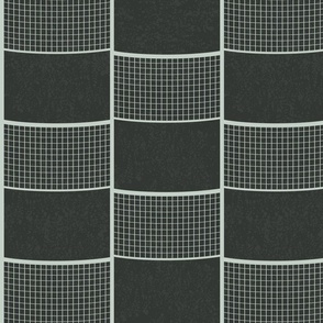 (M) Tennis Court Net Check | Black and White | Medium Scale