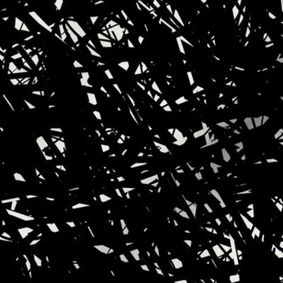 black forest crunchy texture black and white off white