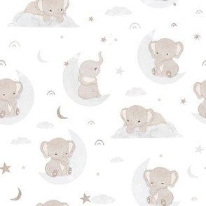 Baby elephants and moons-Small scale