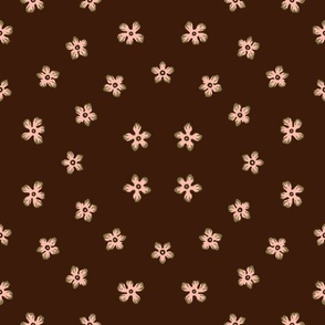 WOODLAND LITTLE FLOWERS SIENNA 